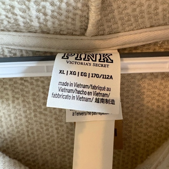 Pink (Victoria’s secret) Sherpa Pullover Super Soft NWT Oversized XL 🐑🤍 0327 - Picture 3 of 9